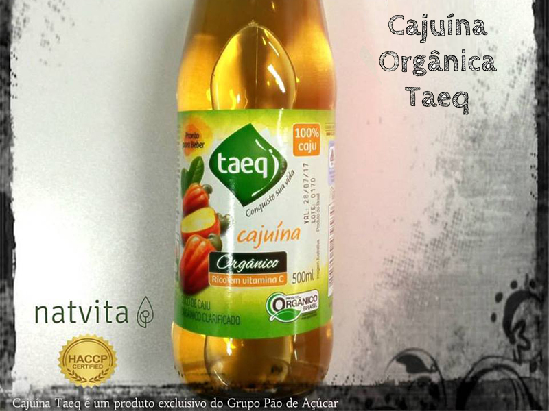 Cajuína orgânica taeq
