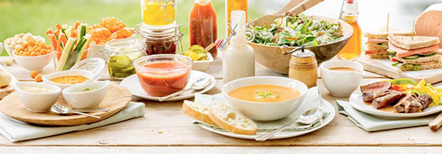 Alimentos colorantes para aplicaciones saladas