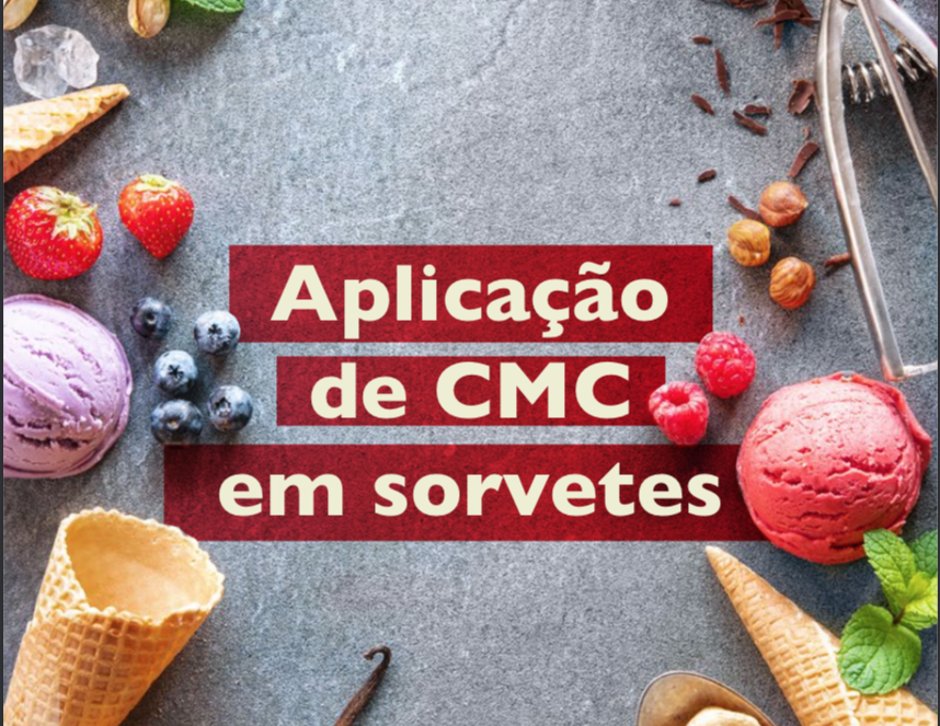 Aplicação de CMC em sorvetes