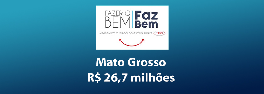 Em MT, JBS doará r$ 16,7 milhões no combate à covid-19