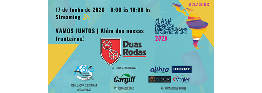 Duas Rodas patrocina Clash 2020 que debaterá tendências e o futuro do mercado de sorvetes