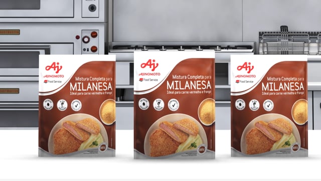 Ajinomoto® Food Service lança Mistura Completa para Milanesa