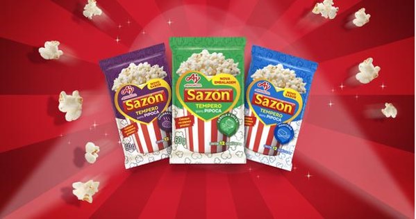 SAZÓN® lança novas versões de tempero para pipoca