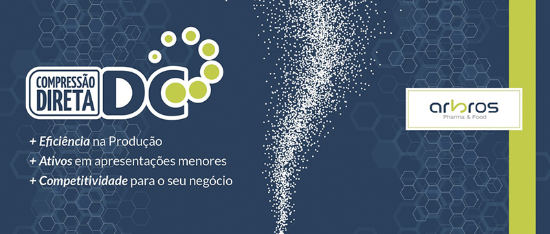 Tecnologia exclusiva de compressão direta amplia possibilidades do mercado de suplementos