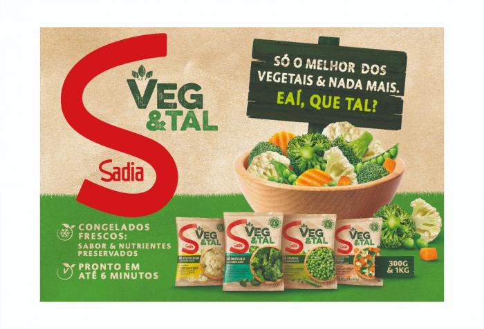 Sadia aposta em linha veg&tal para diferentes tipos de dietas