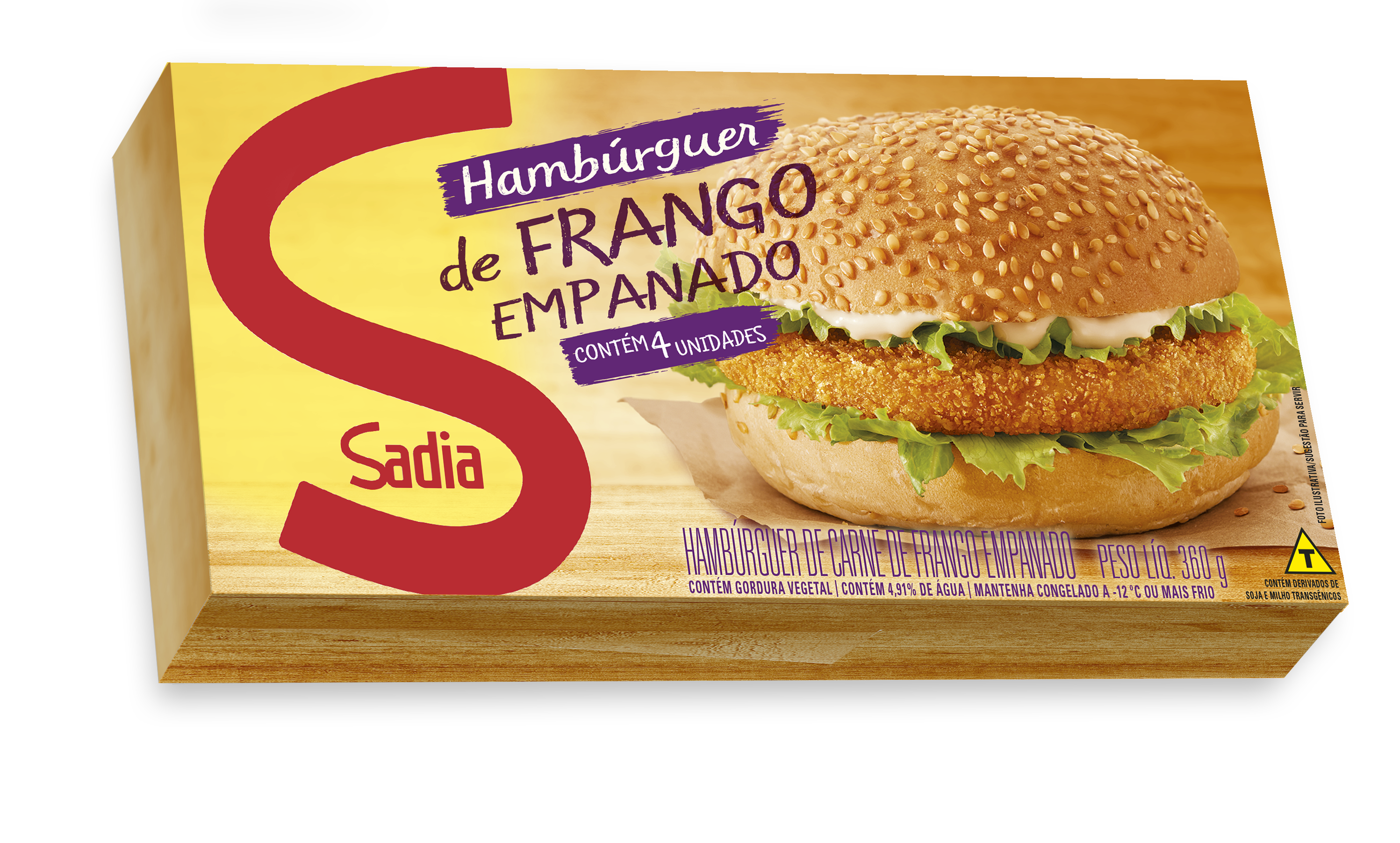 Sadia amplia portfólio com novos hambúrgueres empanados de frango