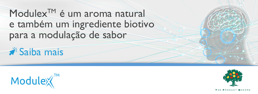 Modulex™ é um aroma natural e também um ingrediente bioativo para a modulação do sabor