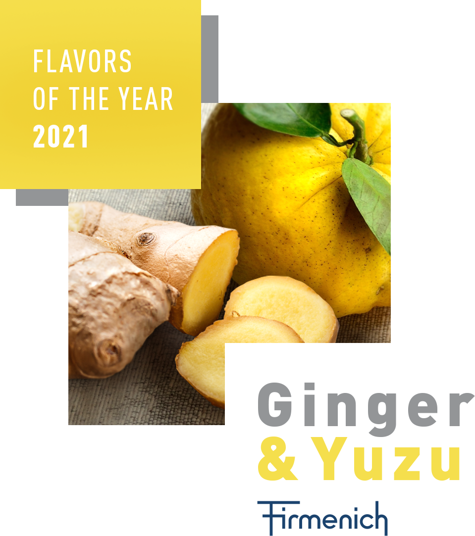 Firmenich elege o gengibre e o yuzu como os seus sabores do ano para 2021
