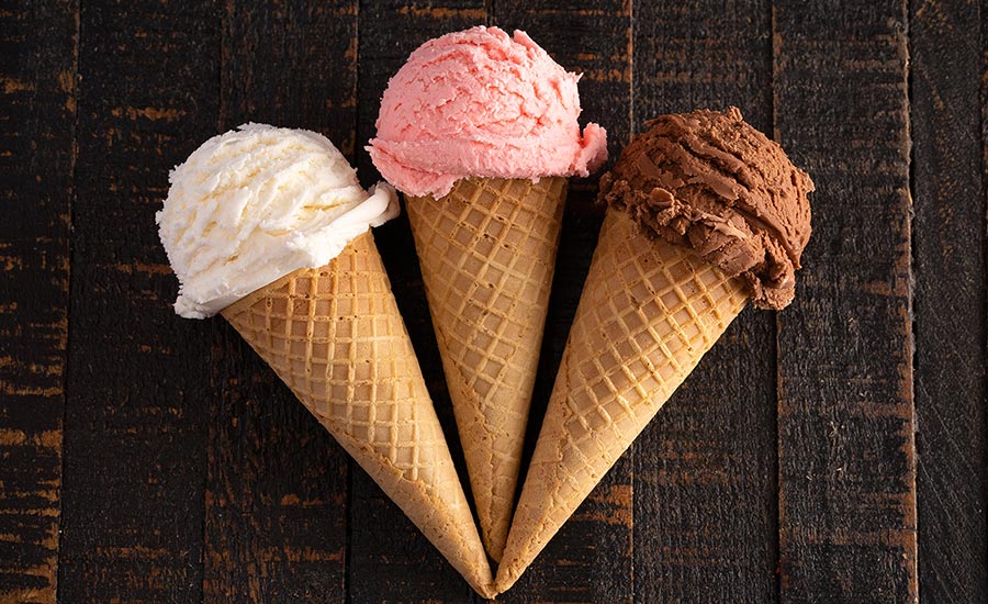 Tendências de sorvetes além do sabor