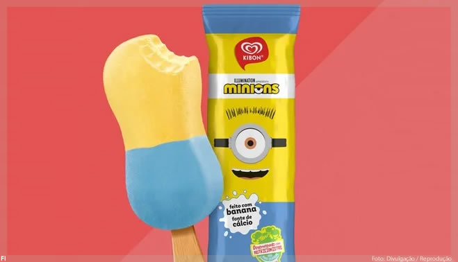 Kibon lança picolé inspirado em Minions