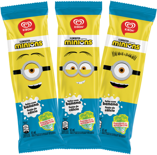Kibon lança picolé inspirado no universo dos "Minions"