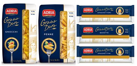 Adria lança nova embalagem de Grano Duro e novos cortes para completar portfólio