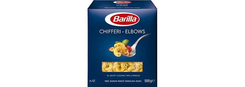 Barilla amplia portfólio da linha Blue Box e lança Elbows no Brasil