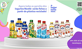 Iogurteria Nestlé terá todas as embalagens feitas de plástico reciclado