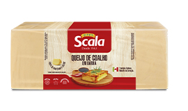 Laticínio Scala investe em queijo Coalho em barra para o mercado food service