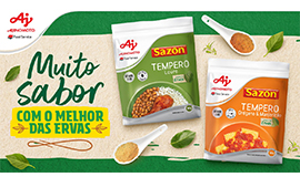 Sazón® Profissional ganha linha de temperos em pó Toque de Ervas
