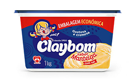 Claybom lança versão econômica da margarina sabor manteiga
