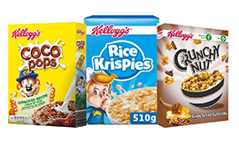Kellogg registra aumento nas vendas impulsionadas por mercados emergentes