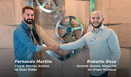 Grupo MCassab firma parceria para venda de aromas da Duas Rodas