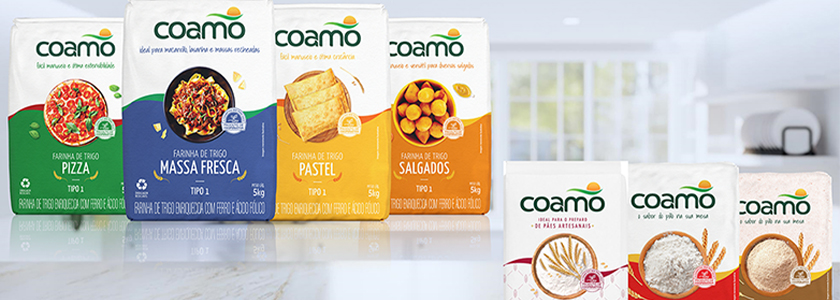 Farinhas Coamo estão com novo design