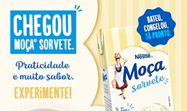 Moça® lança primeira mistura para o preparo de sorvete pronta para bater e congelar