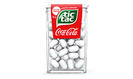 Tic Tac e Coca-Cola juntas em nova edição especial de balas