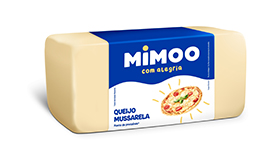 Mimoo amplia portfólio com queijo Mussarela de 4 kg
