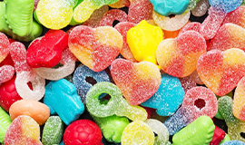Venda de doces mastigáveis continua a subir