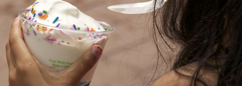 Apelo sensorial em sobremesas congeladas