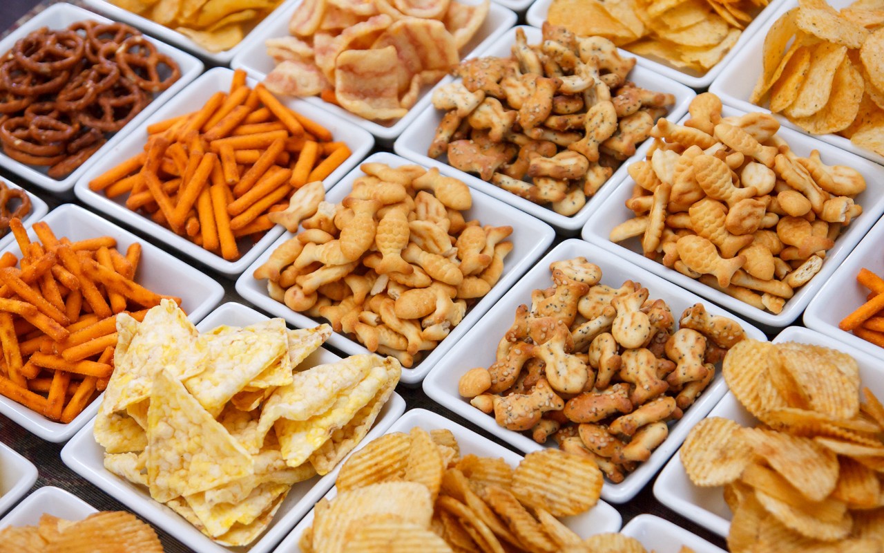 O sabor dos snacks