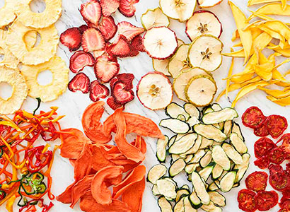 Explorando a diversidade dos ingredientes desidratados