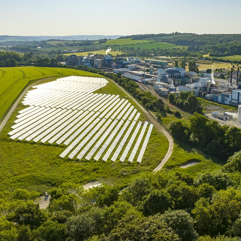 Lactalis inaugura central solar térmica em fábrica de lacticínios na França