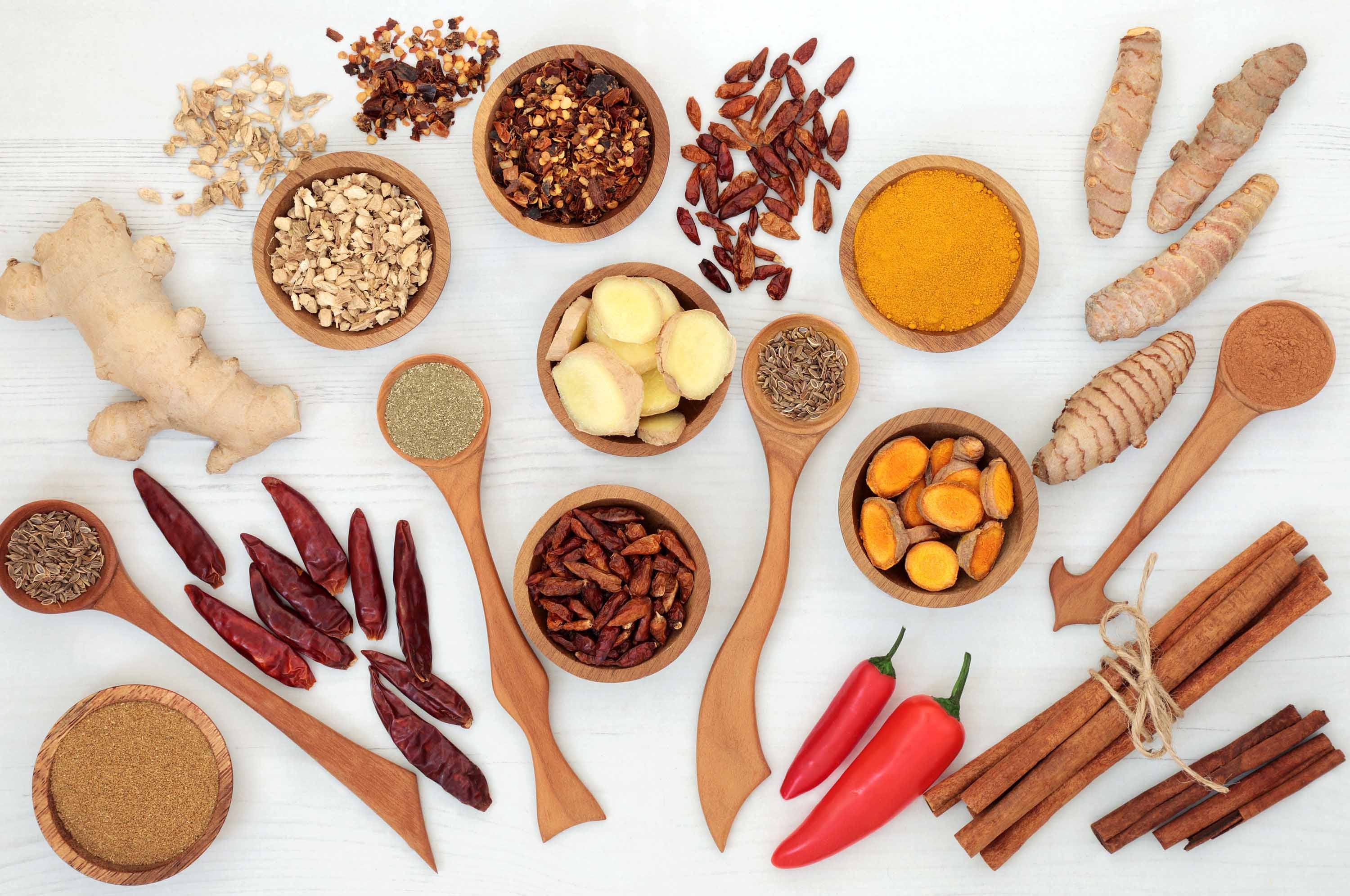 Ingredientes naturais com benefícios específicos para a saúde