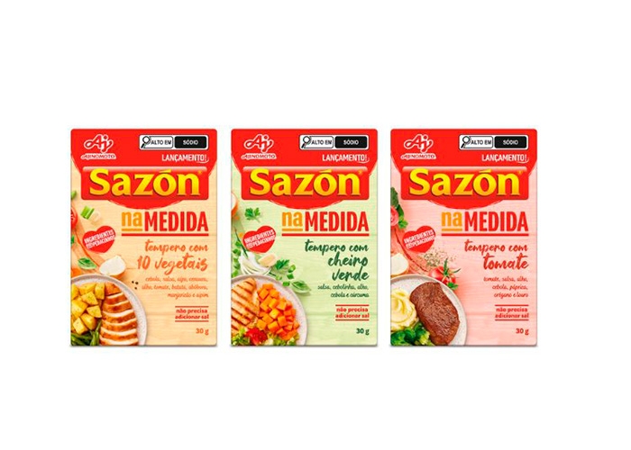 SAZÓN® lança nova linha de temperos em três versões