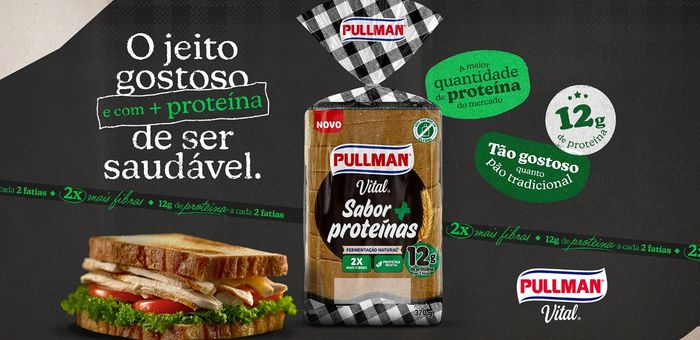 Pullman e Plusvita lançam pão com proteína e avançam na estratégia de saudabilidade