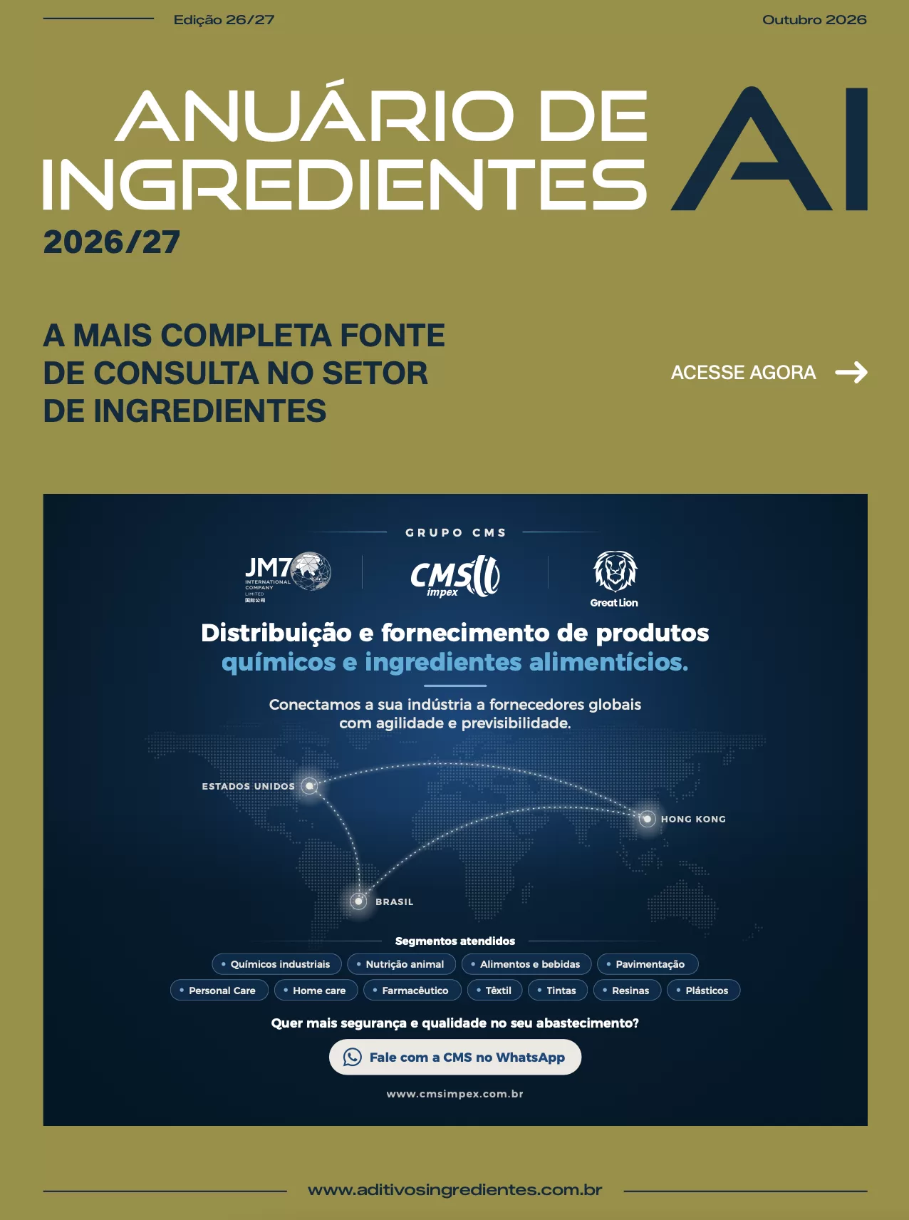 Capa — Anuário de Ingredientes